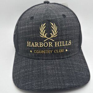 Harbor Hills Country Club Trucker Hat Cap Golf SnapBack Mesh Embroidered